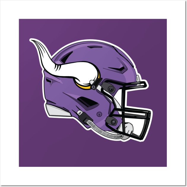 Minnesota Vikings Wall Art by vectrus